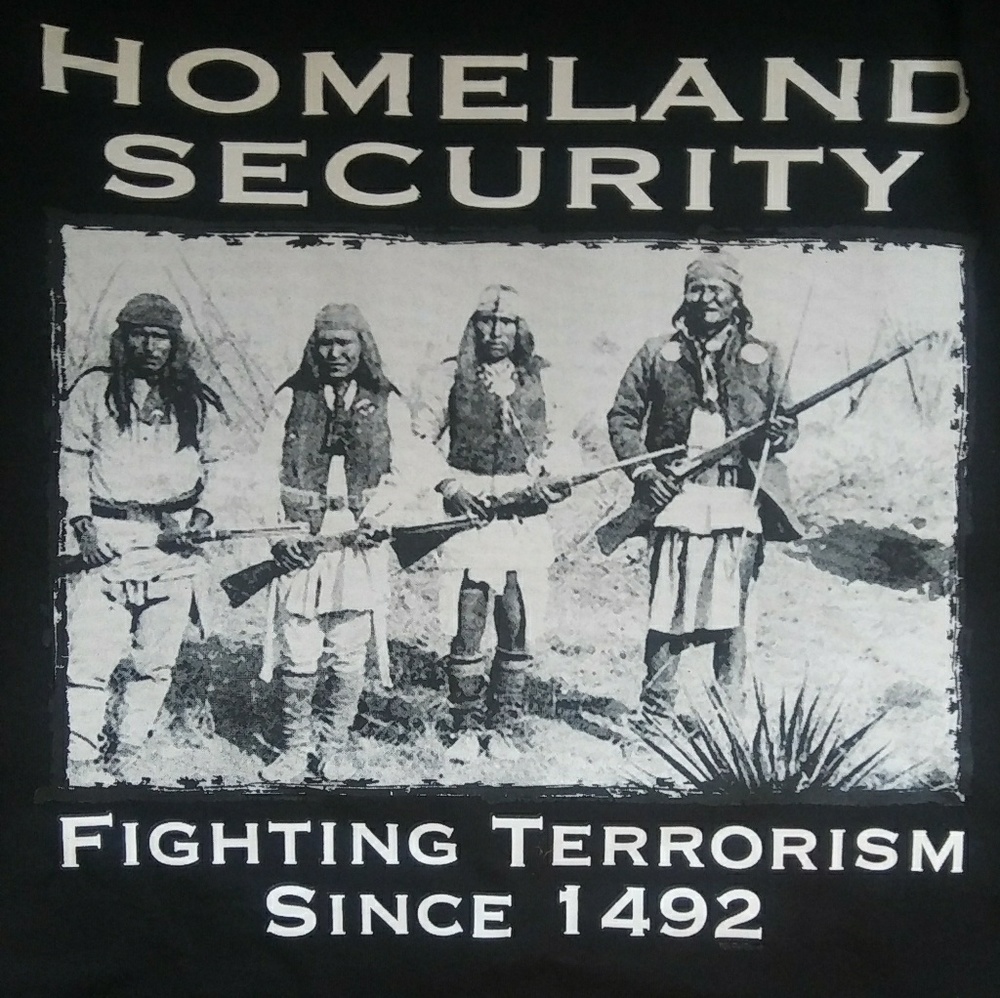 Men's Black Homeland Security T-shirts